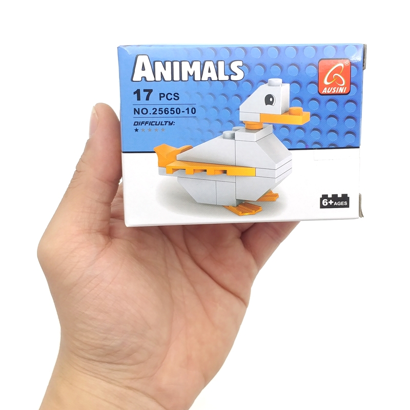 Đồ Chơi Lắp Ráp Ausini 25650-10 - Vịt Con