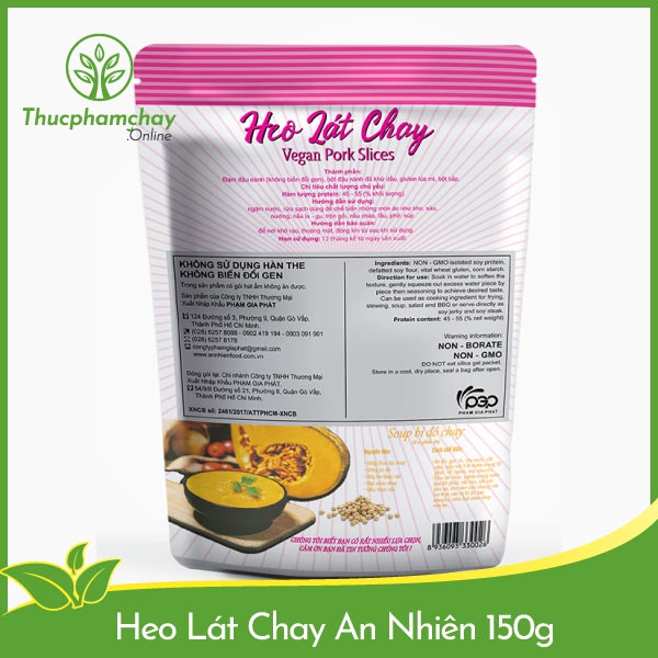 Heo Lát Chay An Nhiên 150g