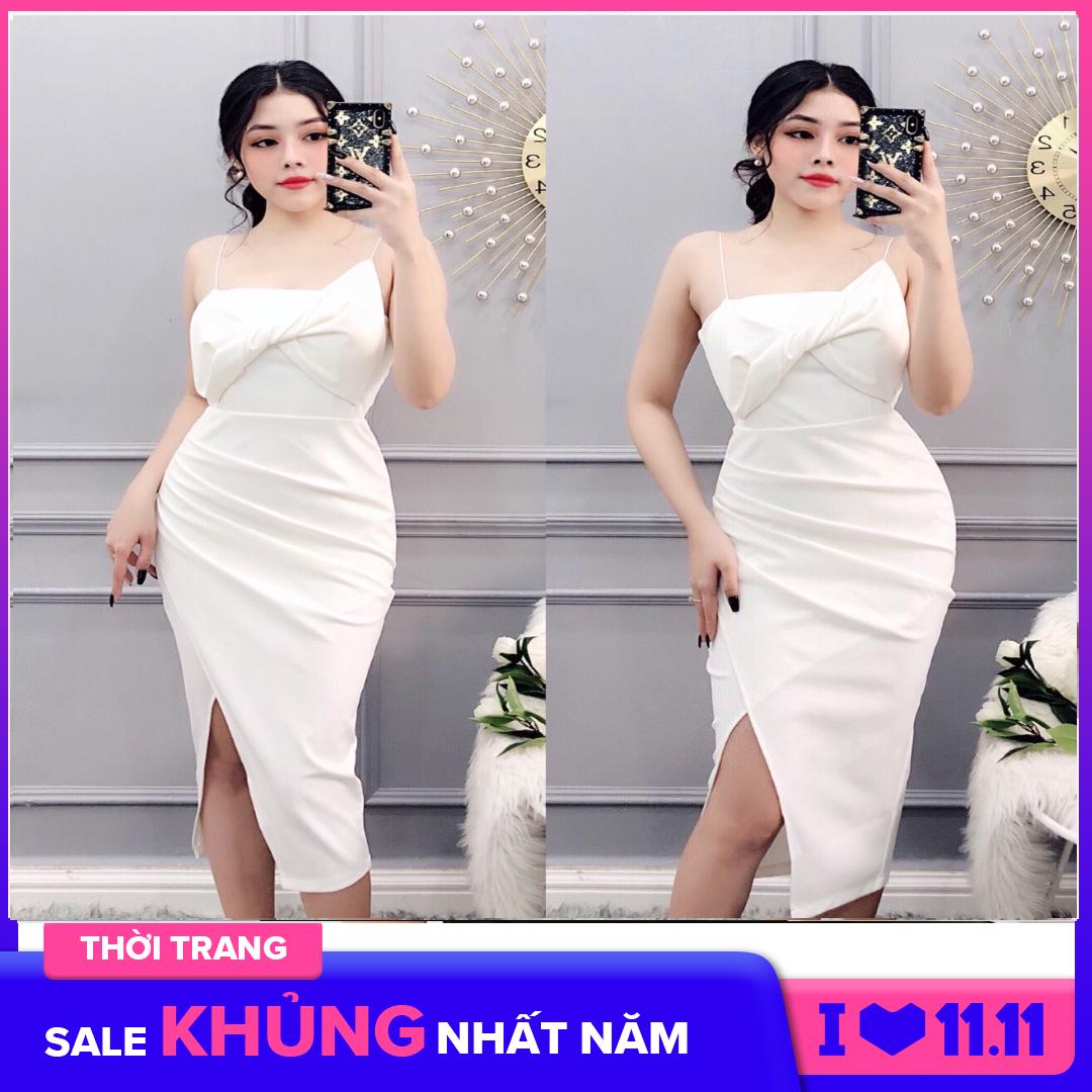 ĐẦM ÔM 2 DÂY PHỐI NƠ NGỰC SÀNH ĐIỆU