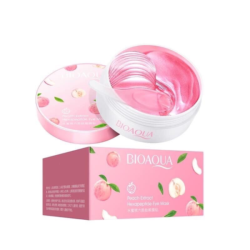 Mặt nạ mắt Bioaqua 60 miếng tinh chất anh đào, Mặt nạ dưỡng mắt tinh chất anh đào giảm thâm mắt và bọng mắt - BUM STORE