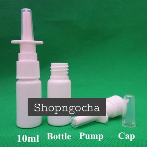 Chai xịt mũi thẳng 10ml chiết dung dịch