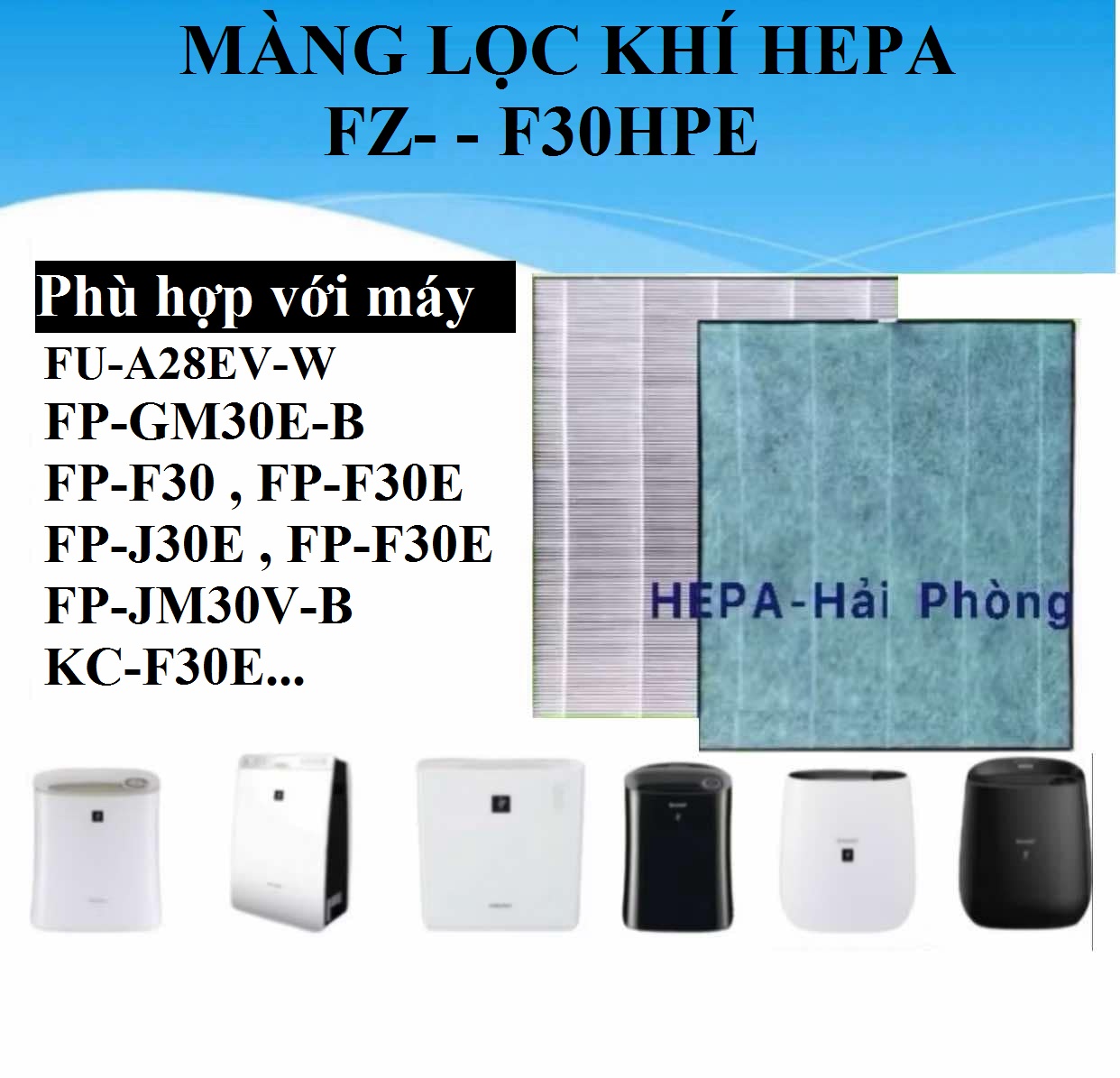 Màng lọc Hepa Sharp FU-A28EV-W