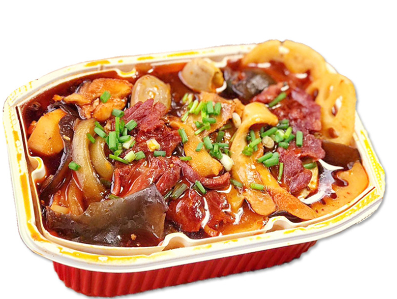Lẩu tự sôi mini siêu rẻ - Ba chỉ bò