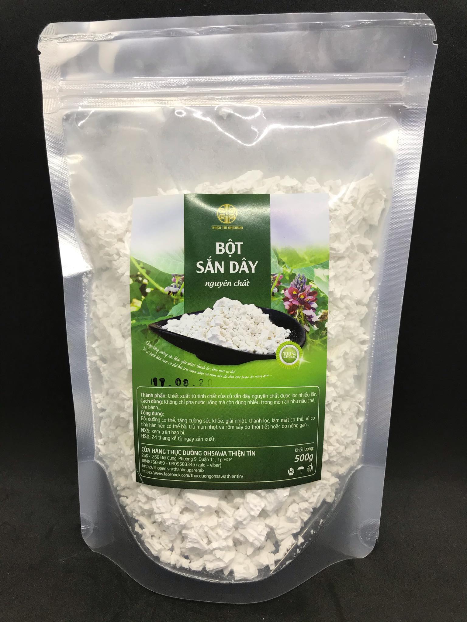 BỘT SẮN DÂY THỰC DƯỠNG NGUYÊN CHẤT 500G