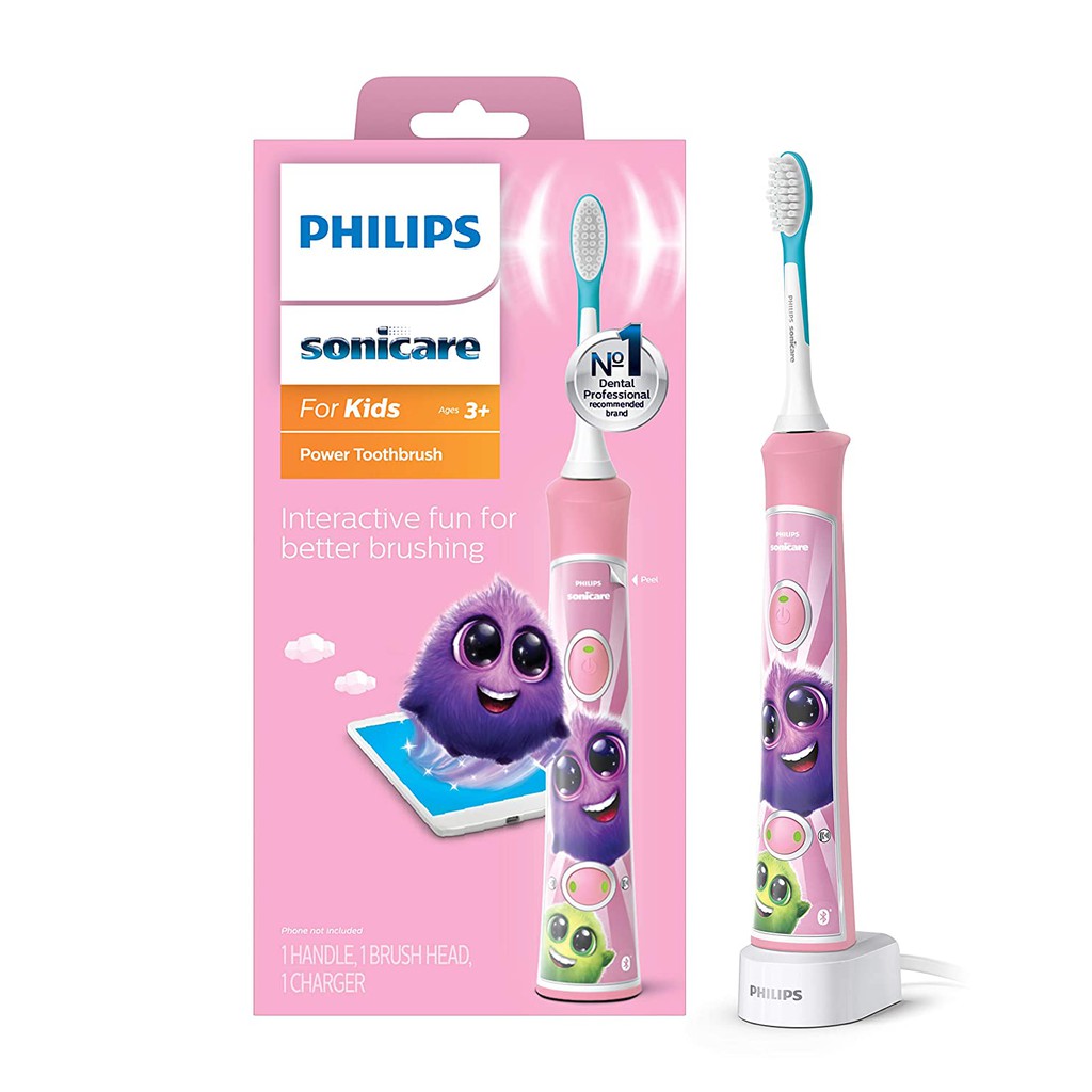 [Hàng Mỹ] Bàn chải điện trẻ em Philips Sonicare for Kids Rechargeable Electric Toothbrush