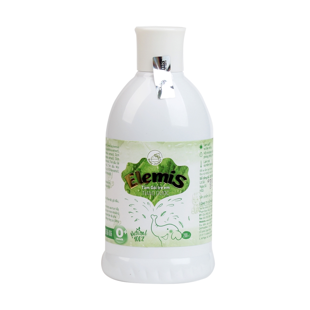 Tắm gội toàn thân thảo dược Elemis cho bé từ 0 tháng 200ml