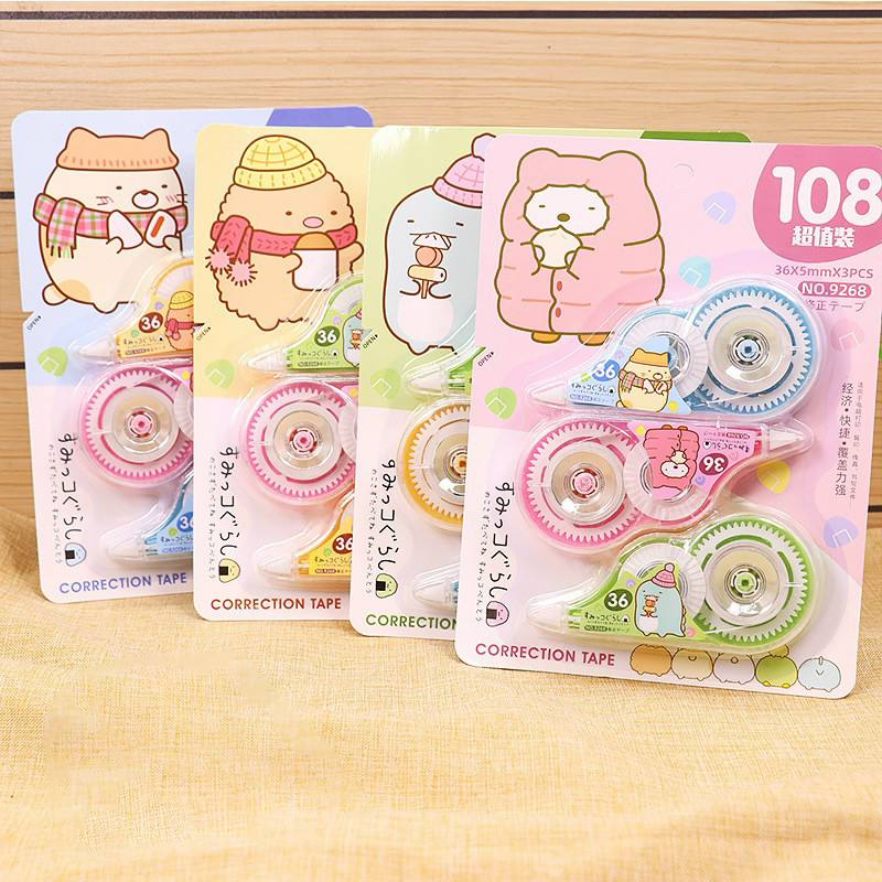 Vỉ 3 cây xoá kéo 9268 dài 36m