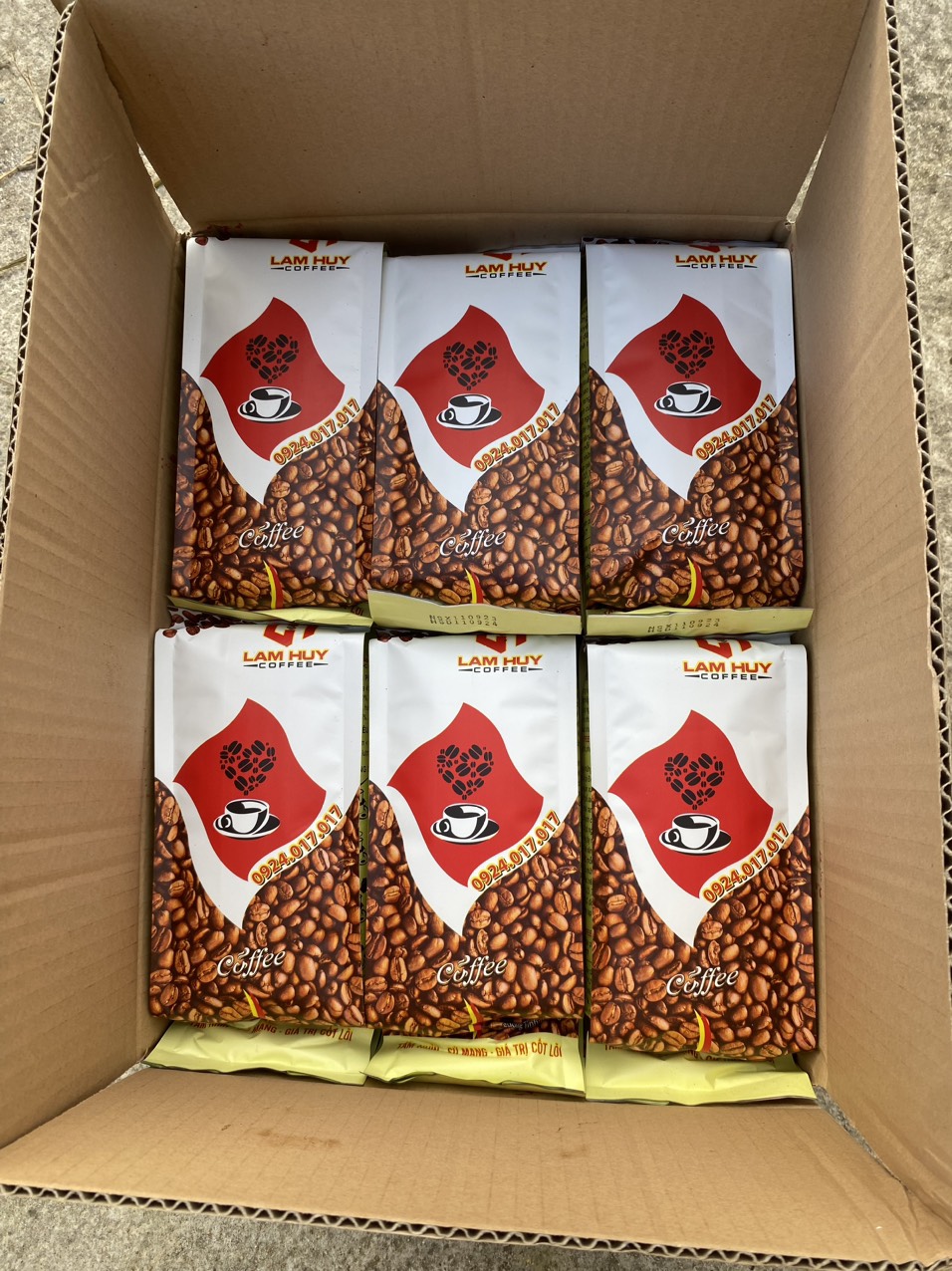 (combo 1kg) cà phê Lam Huy