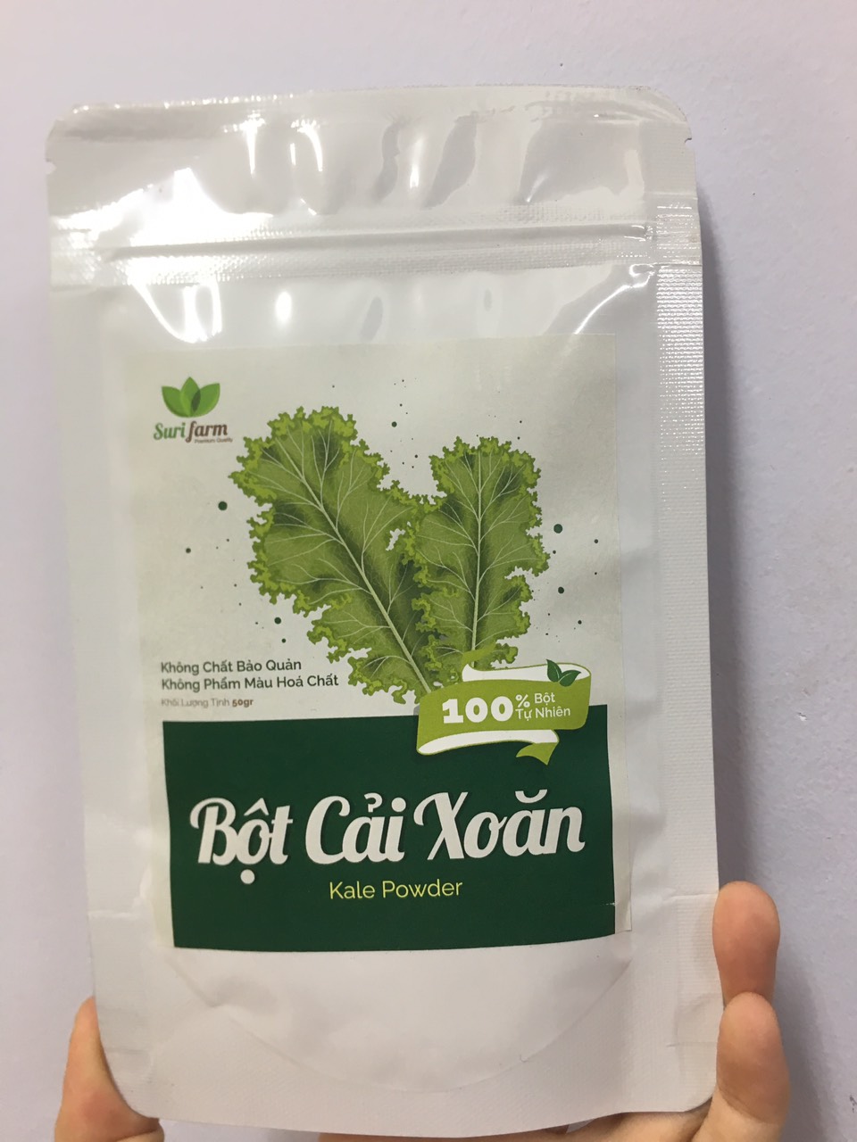 Bột rau cải xoăn Kale Surifarm 50gr