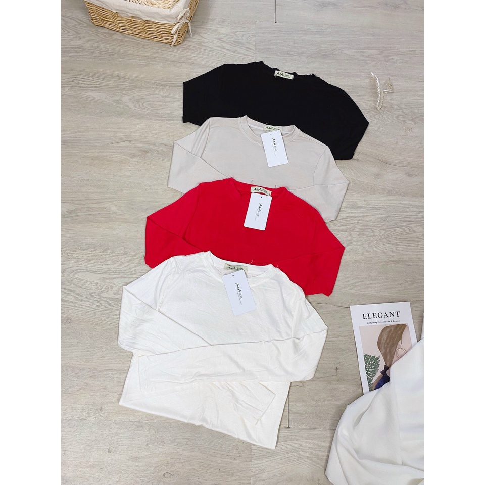 Combo 3 áo thun body tay dài ( được chọn màu)