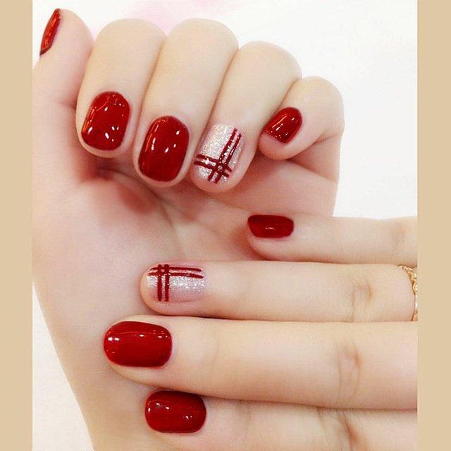 Sơn gel as màu đỏ - sơn móng tay màu đỏ