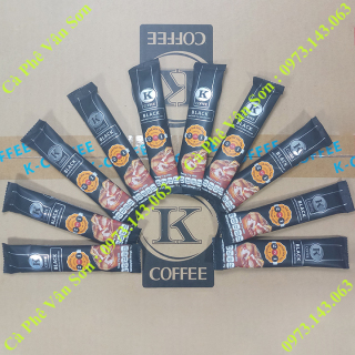 Cà phê đen K Coffee Black Phúc Sinh dây 10 gói dài nhỏ 17g thumbnail