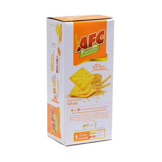 Bánh dinh dưỡng AFC vị Lúa mì (hộp 200g/8 gói)