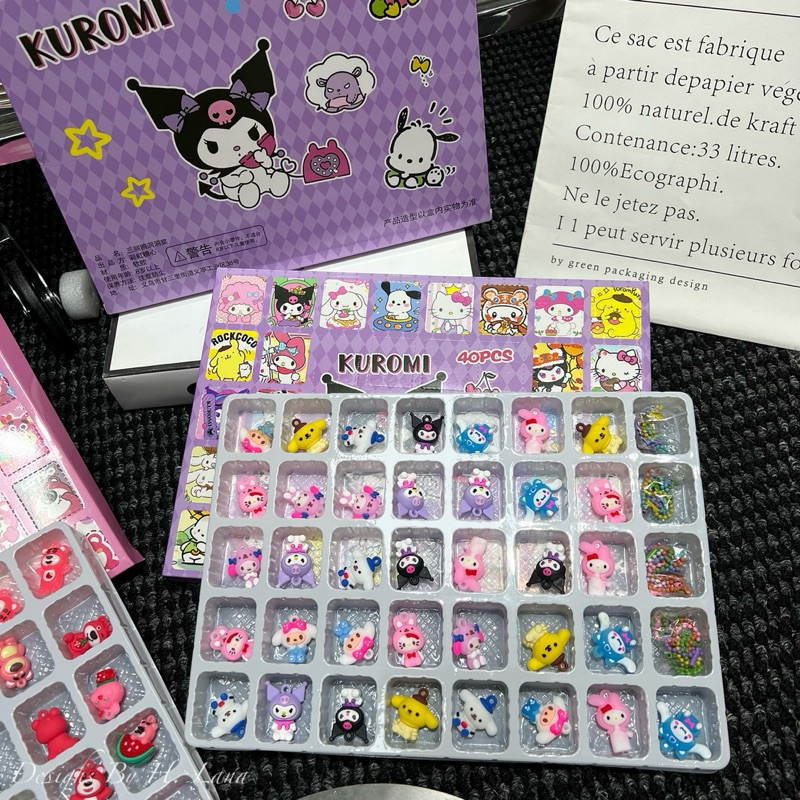 HỘP 40 MÓN ĐỒ CHƠI BÍ MẬT KUROMI CHO BÉ (Mẫu Ngẫu Nhiên)
