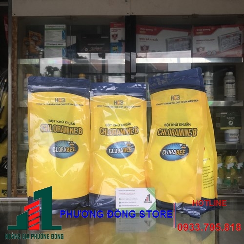 Hóa chất sát khuẩn Chloramin B VN - Túi 1kg
