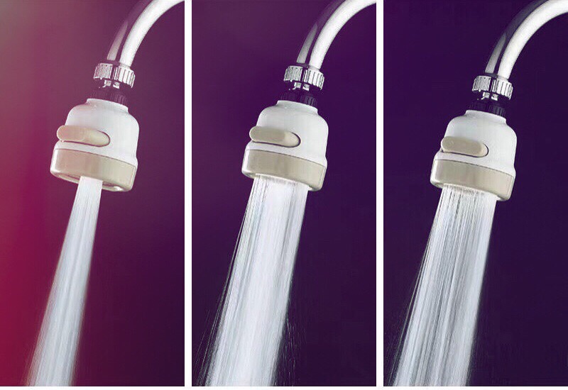 Đầu vòi tăng áp 3 mức độ cho bồn rửa chén