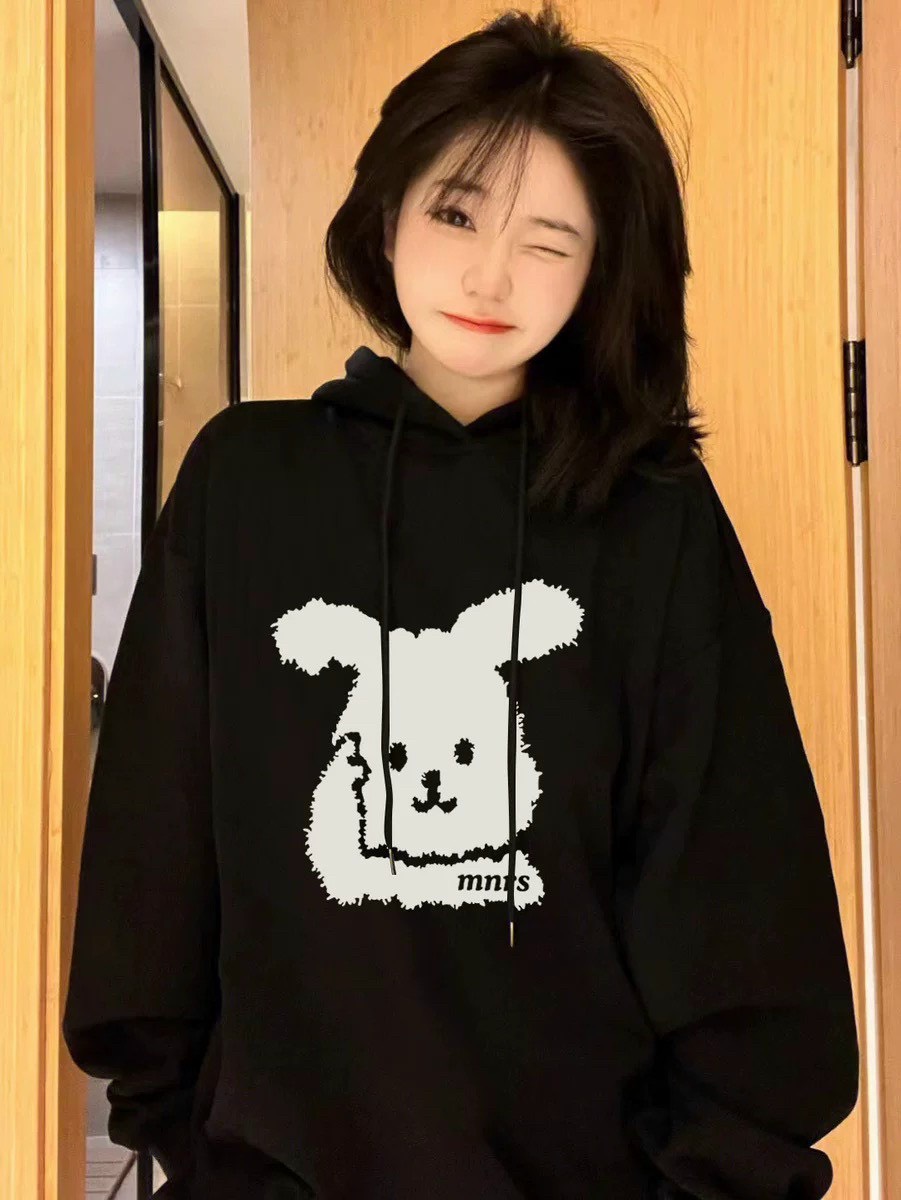 Áo Khoác Hoodie Thỏ Siêu Xinh