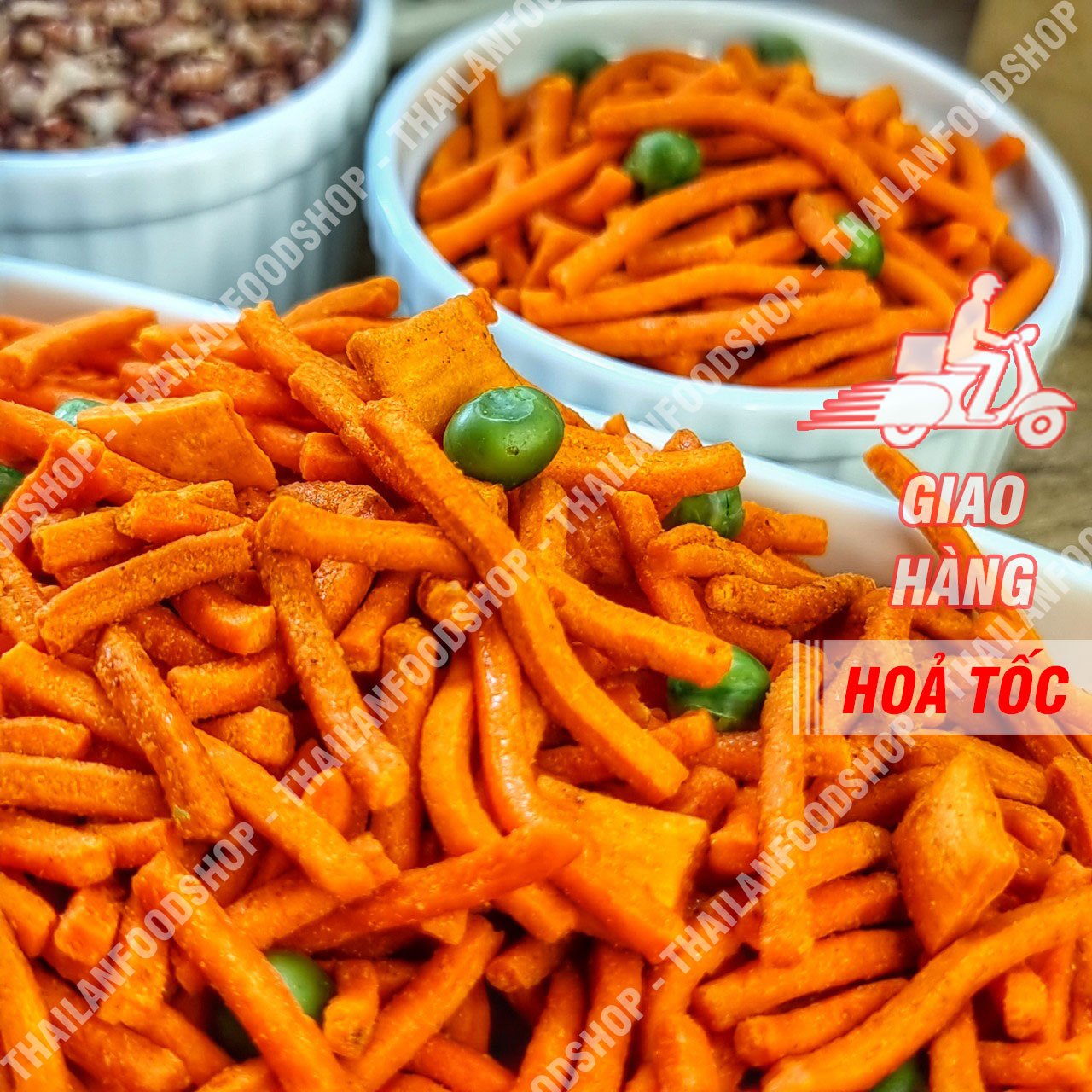 Bim Bim Que Đậu Hà Lan Lon 350gr