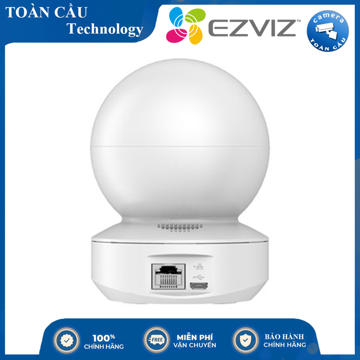 Camera IP Wifi EZVIZ TY1 2.0MP CS-TY1-B0-1G2WF Xoay 360 Thông Minh + Đàm Thoại 2 Chiều - Camera Toàn Cầu