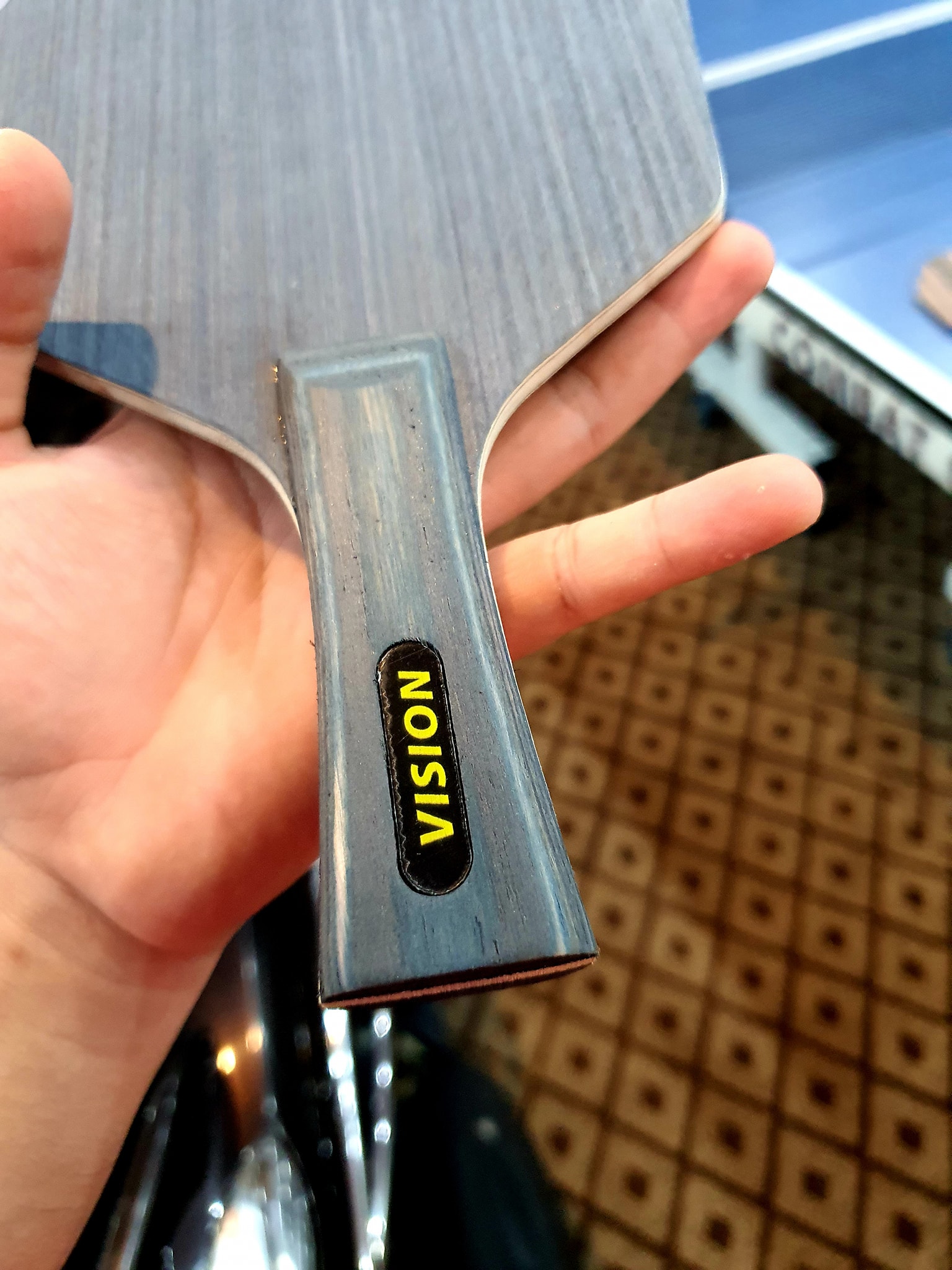 Cốt Vợt Bóng Bàn Lục Giác Vision Black Carbon