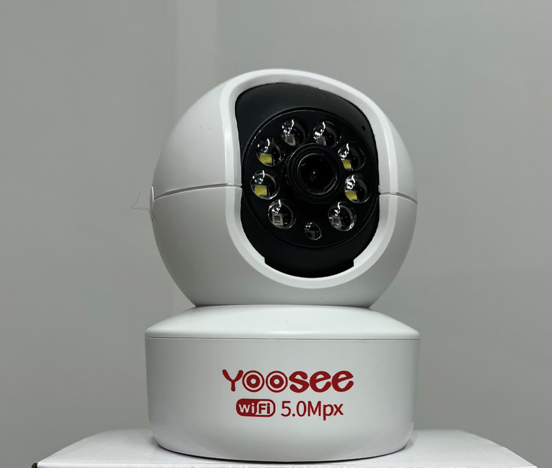 Camera Wifi Yoosee Không Râu 8 LED 5.0Mpx FHD1080 New 2023 Xoay 360 XEM ĐÊM CÓ MÀU - ĐÀM THOẠI 2 CHIỀU - BÁO ĐỘNG CHỐNG TRỘM - PHÁT HIỆN CHUYỂN ĐỘNG CAMERA GIA ĐÌNH NHỎ GỌN - CAMERA AN NINH GIÁM SÁT
