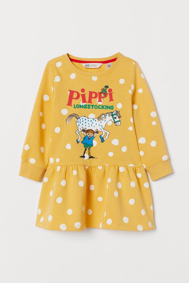 Váy nỉ da cá H&M cho bé từ 1-10 tuổi