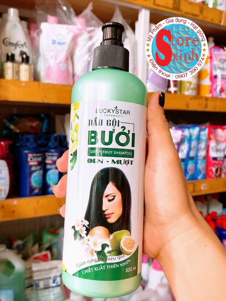 [Lucky star] DẦU GỘI BƯỞI LUCKY STAR 500ML.