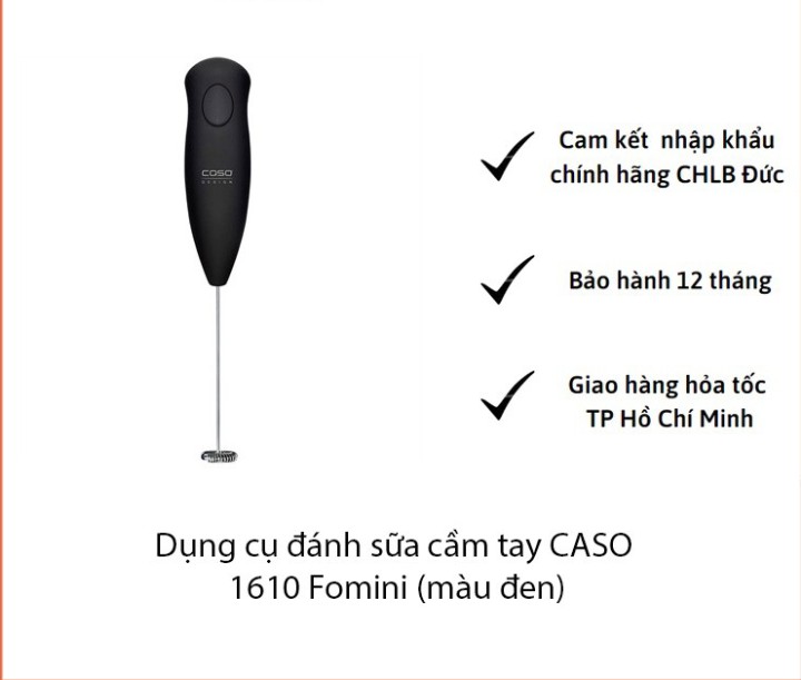 Dụng cụ đánh sữa cầm tay caso 1610 fomini