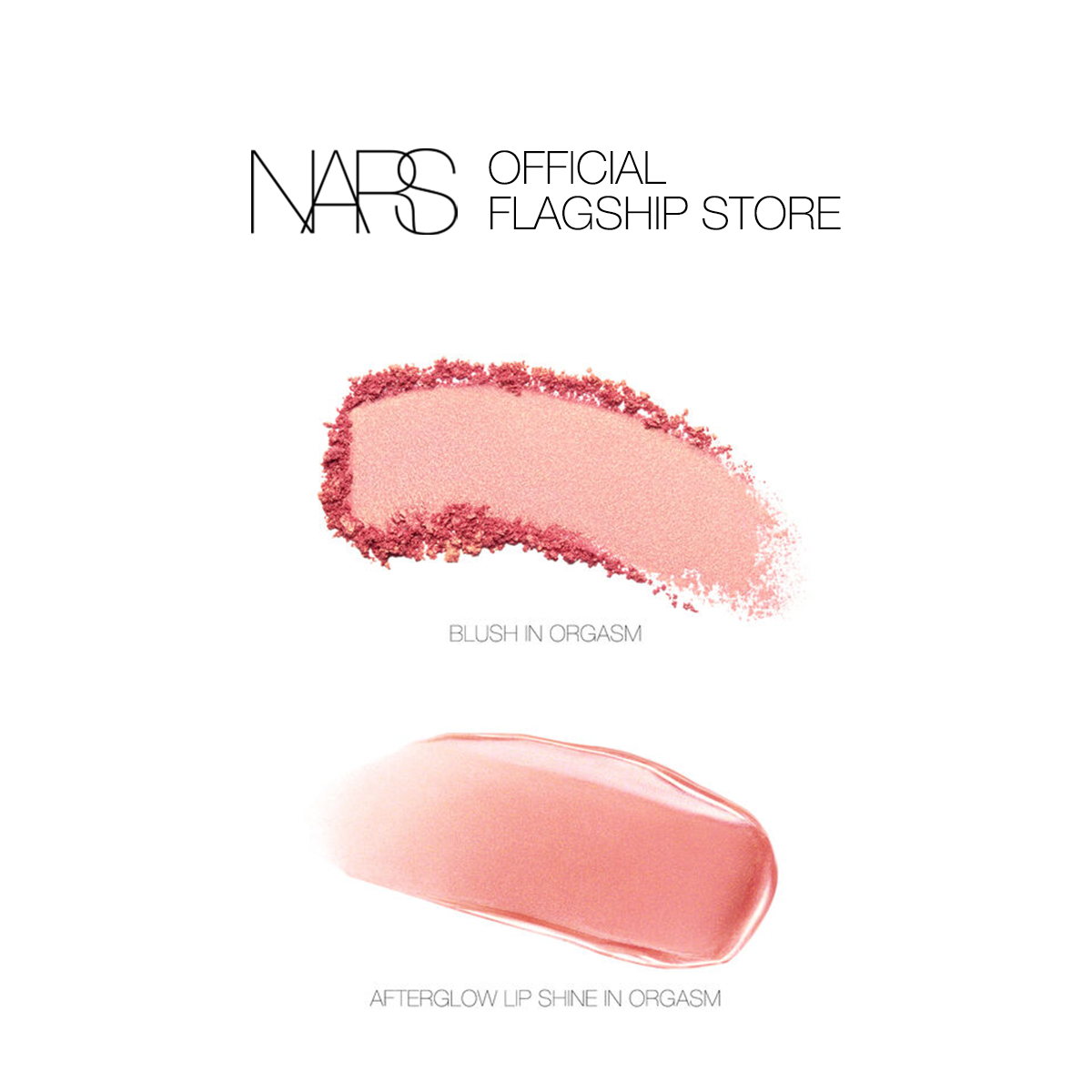 Bộ son môi dạng lỏng và phấn má hồng NARS Mini Orgasm Blush & Lip Duo