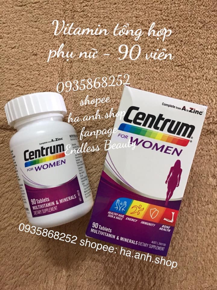 Centrum women 90 viên- vitamin phụ nữ