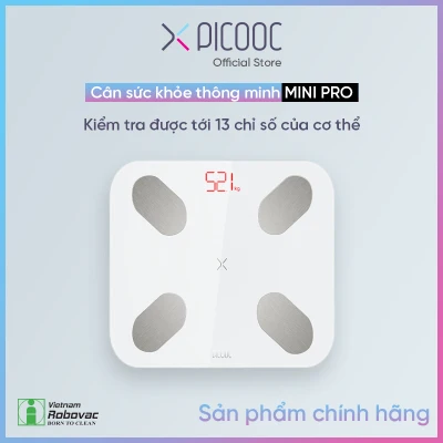Cân sức khỏe thông minh PICOOC mini Pro - hàng chính hãng - bảo hành 12 tháng - kết nối bluetooth với SmartPhone