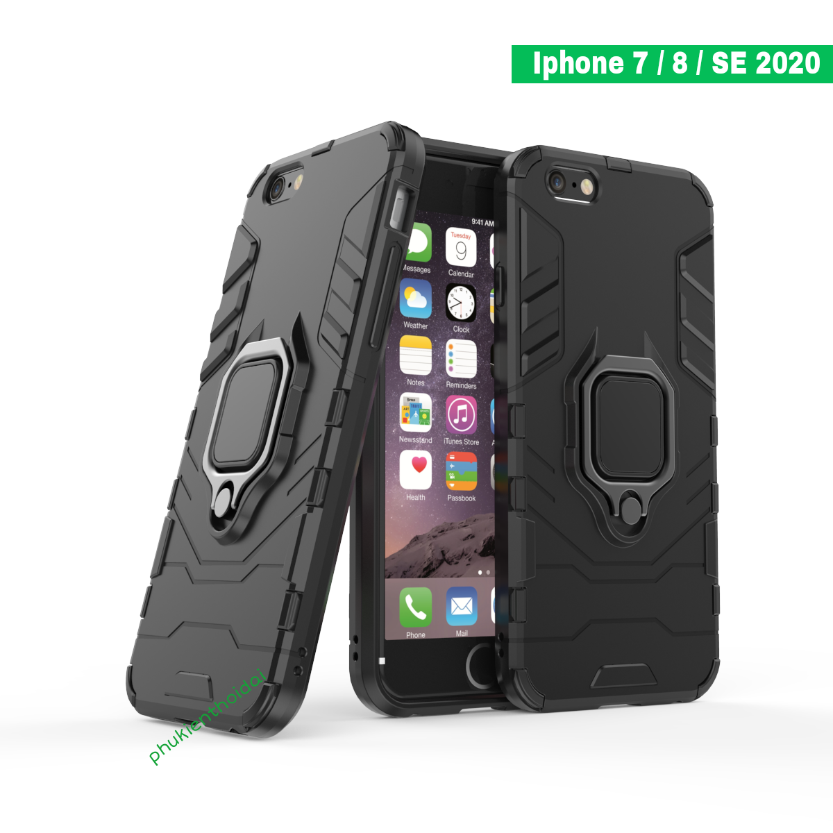 Ốp lưng Iphone 7 / 8 / Iphone SE 2020 Iron Man Iring chống sốc cao cấp