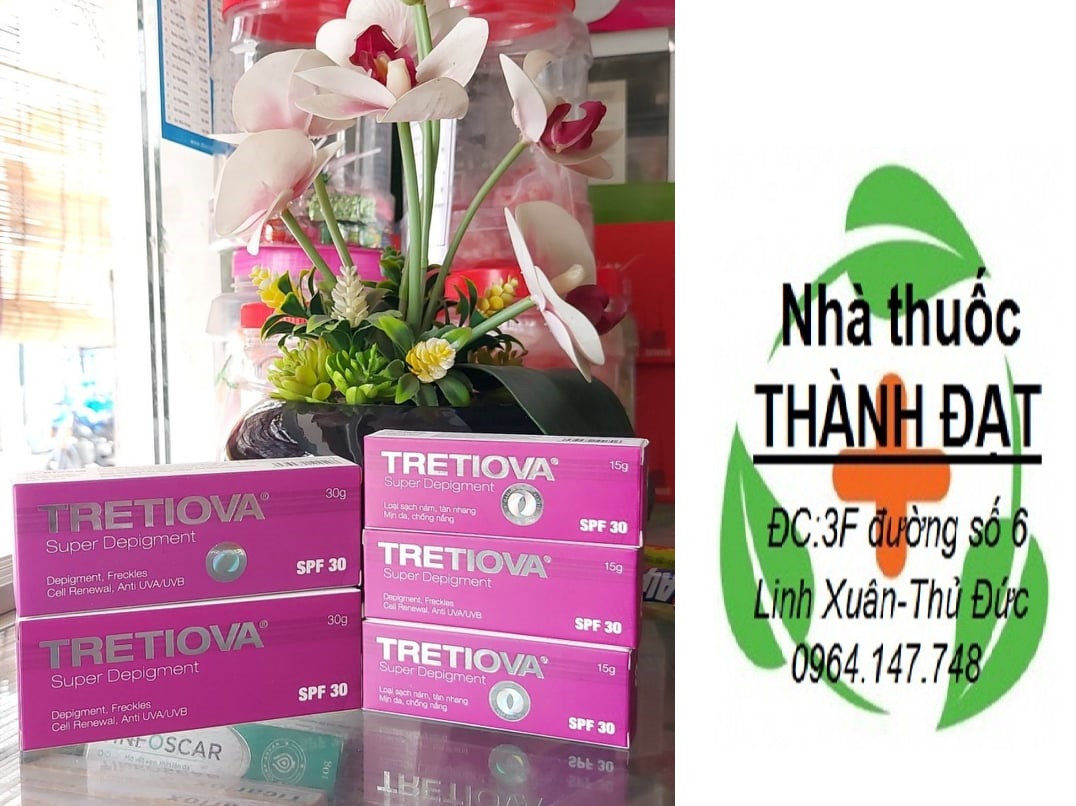 Tretiova loại sạch nám, tàn nhang, mịn da, chống nắng SPF 30