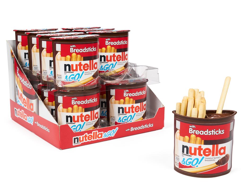 Bánh Que Chấm Sô Cô La Snack Nutella & Go Breadstick Nhập Khẩu Mỹ!