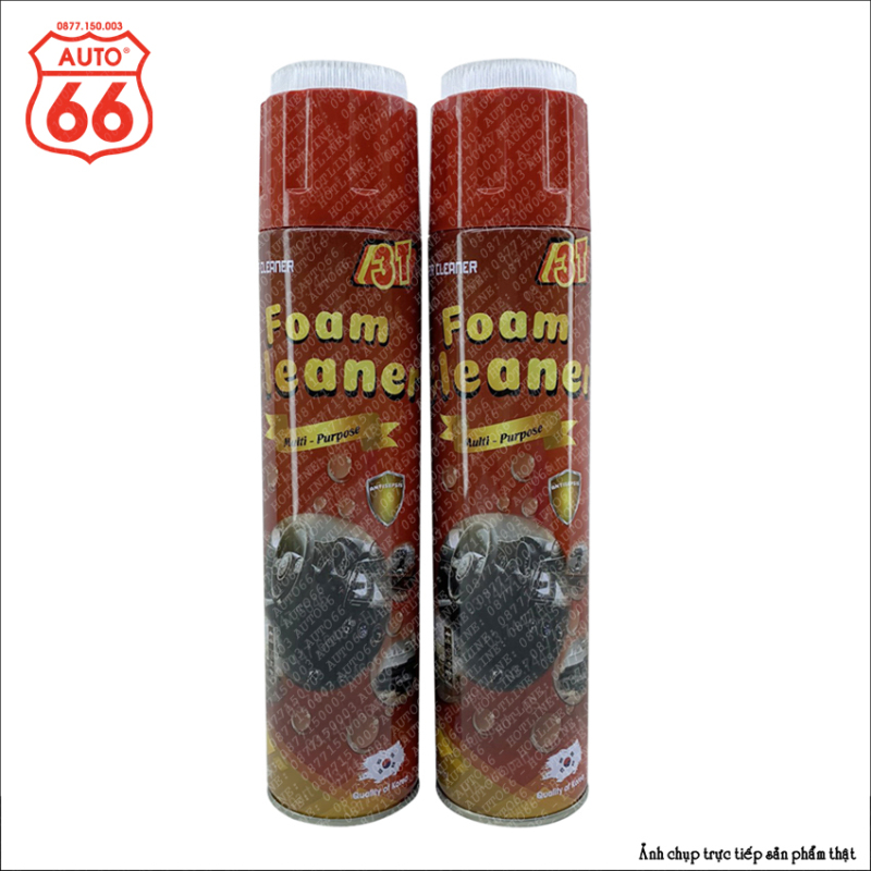 Xịt bọt vệ sinh đa năng FOAM CLEANER 3T (bình 650ml), vệ sinh đồ da, nhựa, giả da, vệ sinh nội thất ô tô