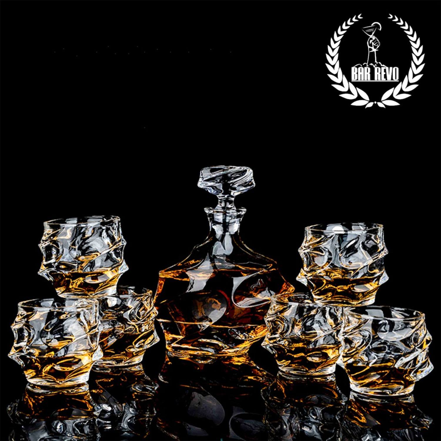 Whisky Thân Xoắn - Ly Thủy Tinh Pha Lê