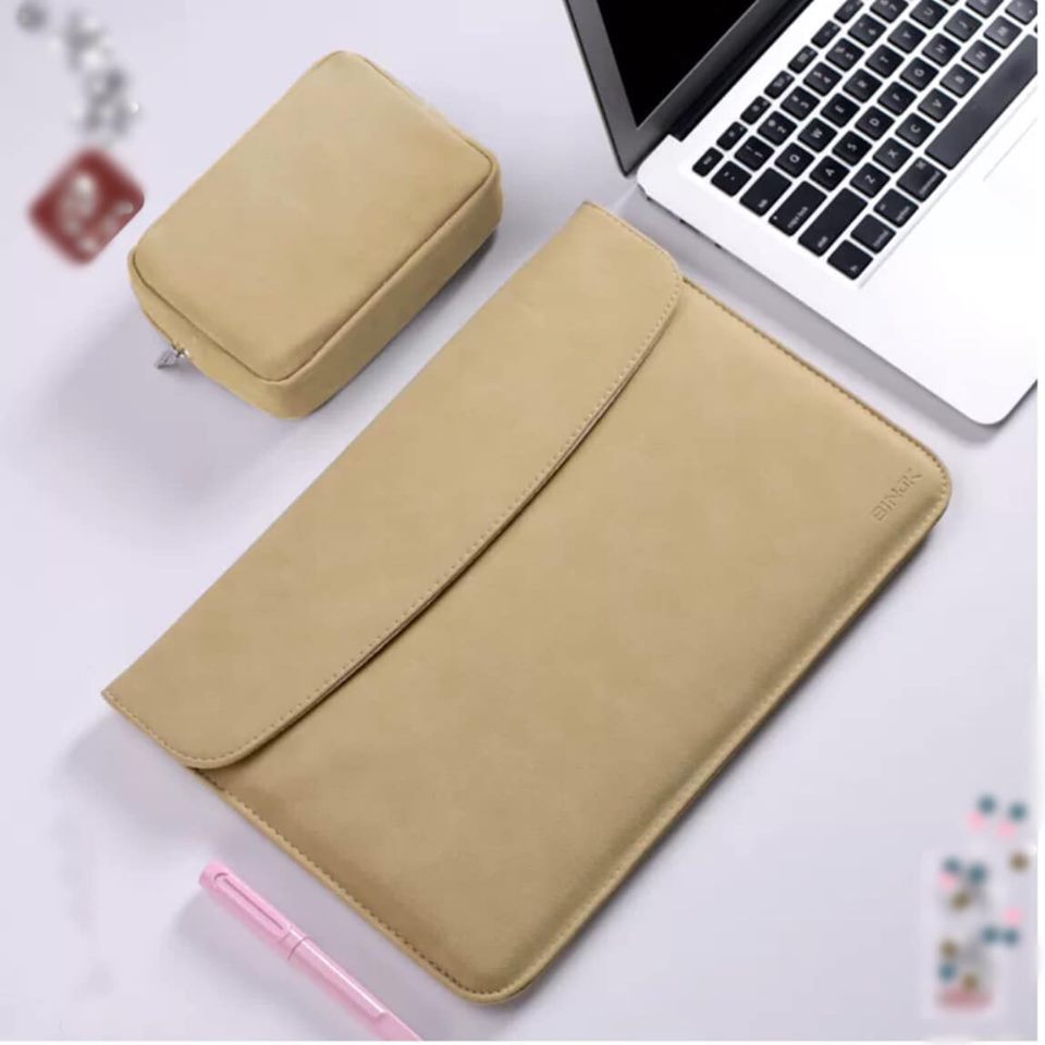 Bao da, túi da chống sốc cho Macbook, Laptop Surface