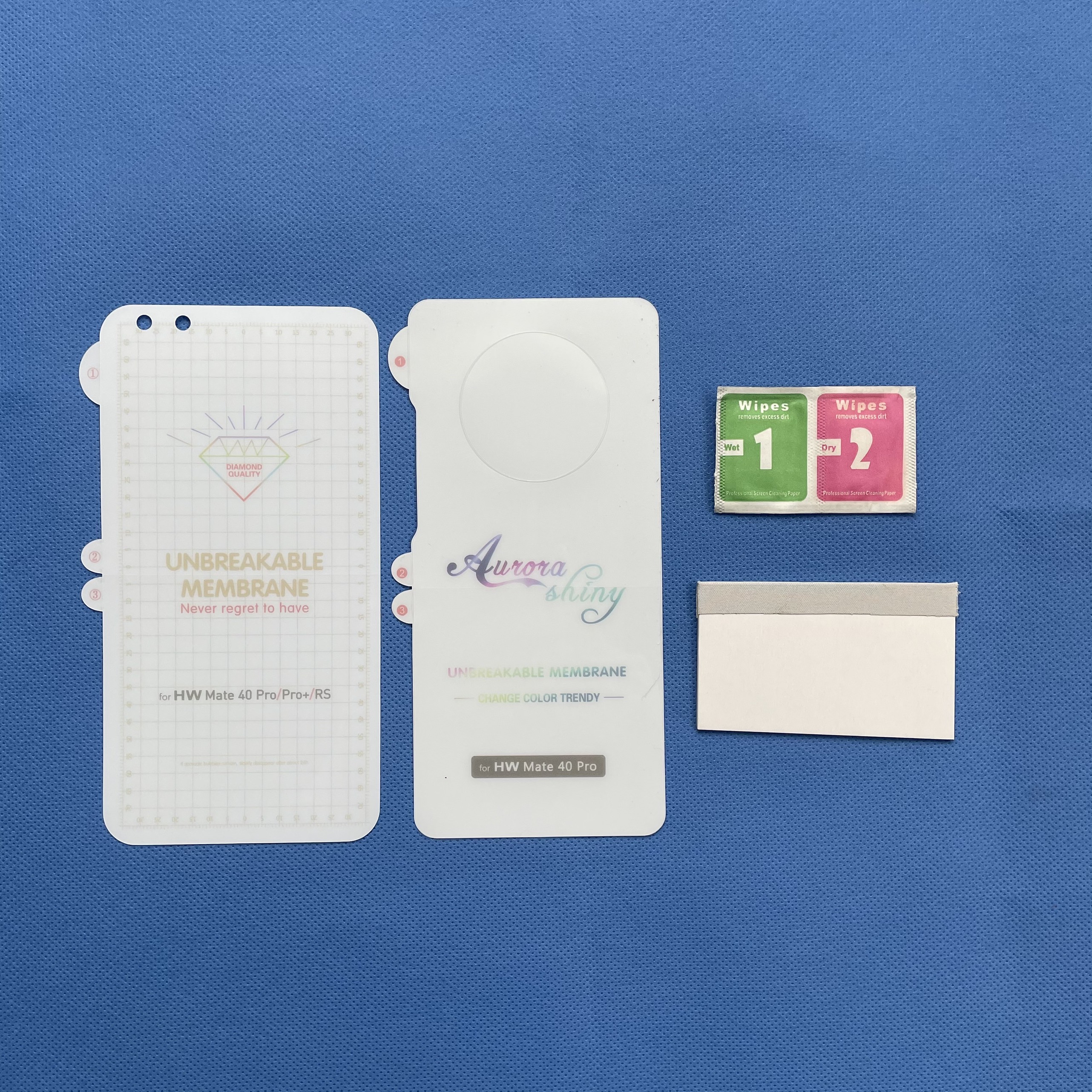 Dán dẻo PPF trước sau cho Huawei Mate 40 Pro + tặng gạt dán