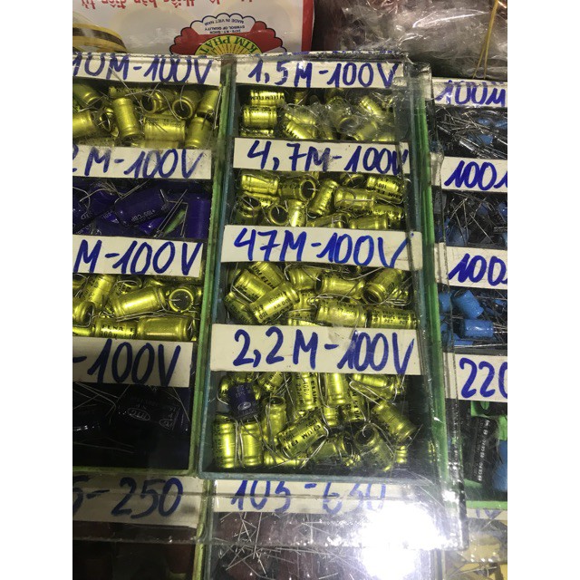 HOT-2 chiếc tụ 2 đầu 22mf 100v