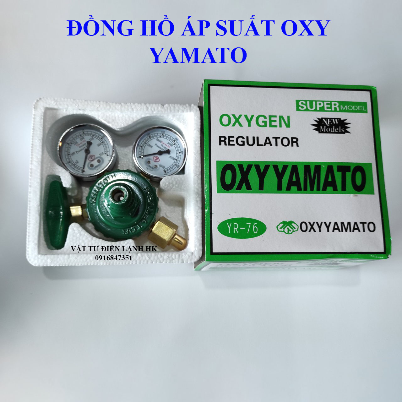 [CAO CẤP] Đồng hồ giảm áp khí gas - oxy YAMATO - DH áp suất ga LPG - Oxygen gió đá
