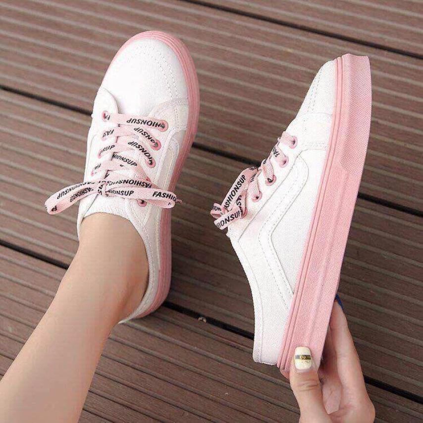 Giày sục thể thao cột dây nữ hot trend giá rẻ
