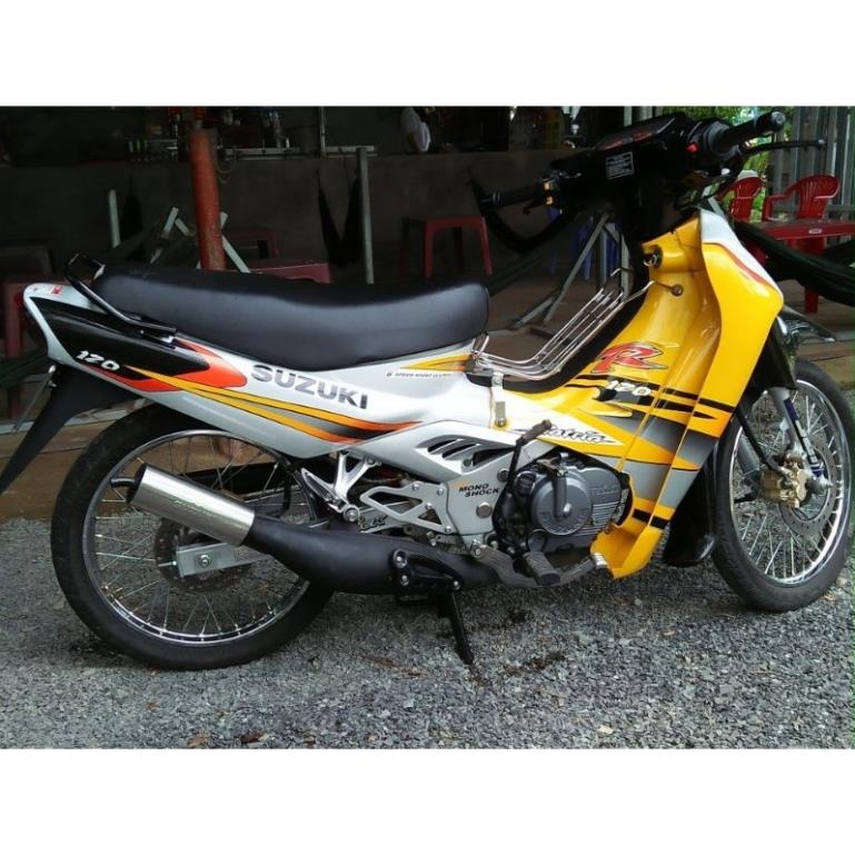 Tem Rời Suzukia Satria 2000 Trắng Vàng