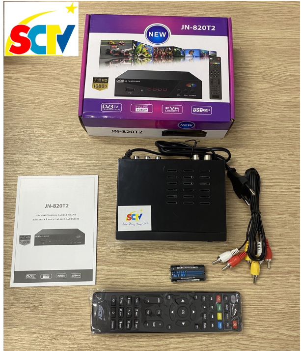 Đầu thu kỹ thuật số SCTV DVB-T2 JN-820T2