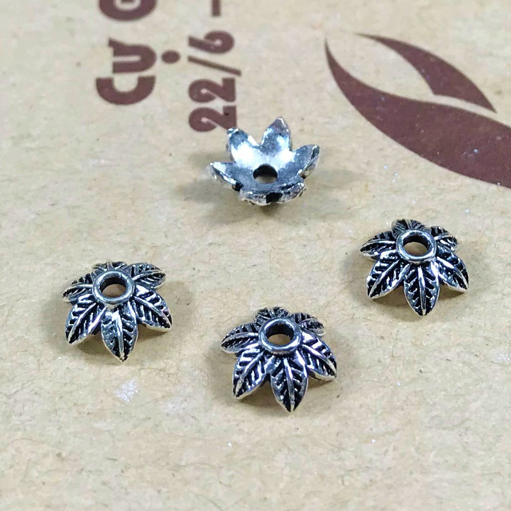 Charm ốp bạc thái ốp hạt đá - Charm bạc 925 - Mã CA070-079