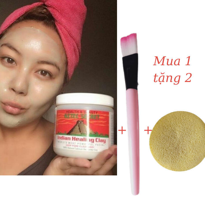 Mặt nạ đất sét Aztec mẫu 200g loại bỏ mụn , thải độc da