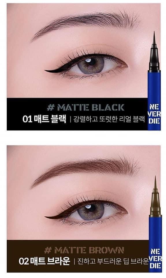 Bút kẻ mắt Bbia Never Die Brush Eyeliner