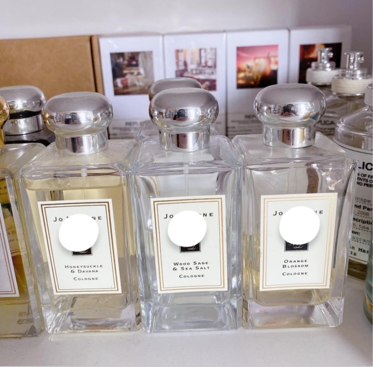Nước hoa cao cấp JM Peony & Blush Suede - Orange Blossom - Wood Sage - Scarlet Poppy - Midnight Musk & Amber - White Moss-  English Pear- Starlit Mandarin & Honey  Chiết 10ml