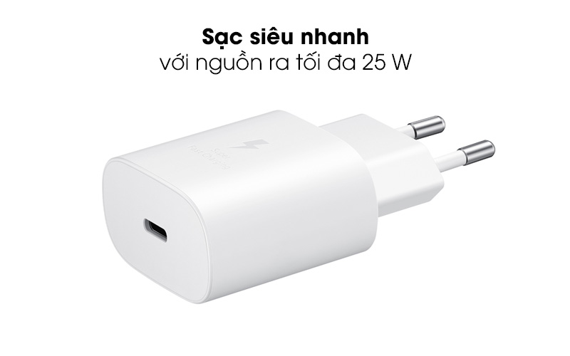 Củ sạc, cáp sạc Type C - Type C PD 25W Samsung EP-TA800