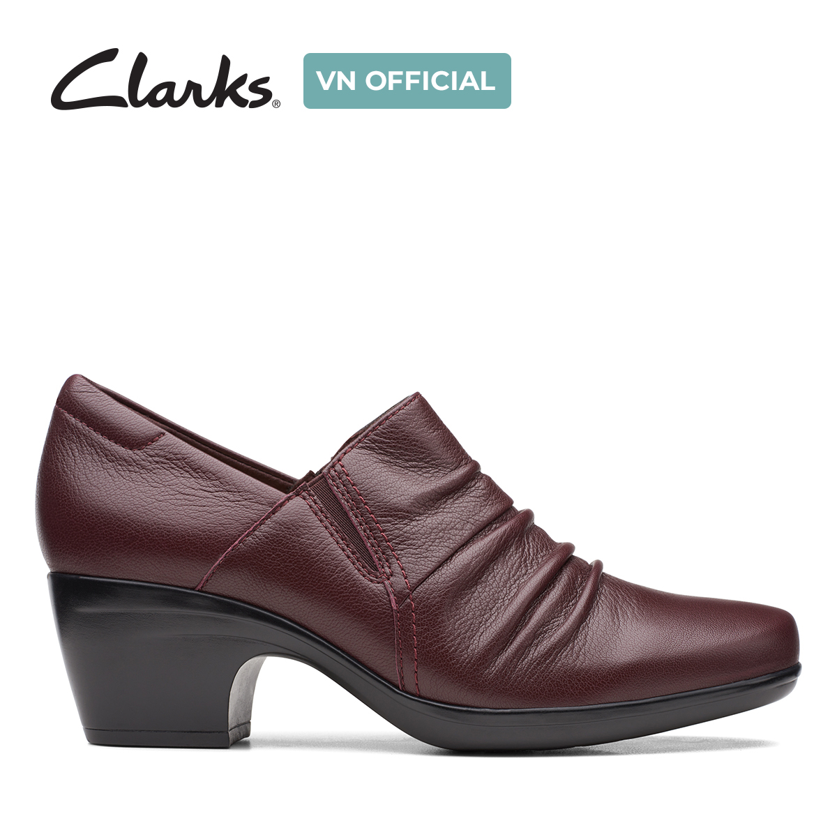 Giày cao gót 6cm da nữ clarks - emily cove