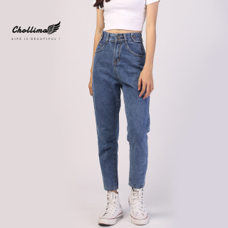 Quần baggy jeans nữ Chollima form rộng 2 bách vuông thumbnail